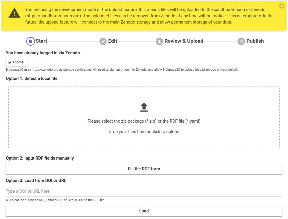 Contribute Models-Upload model rdf