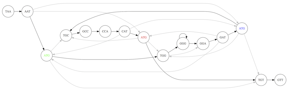 First possible Hamiltonian path