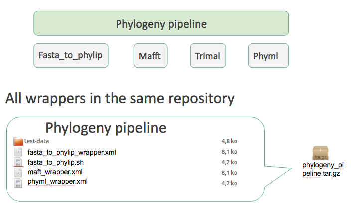 multiple wrappers in a single tool archive